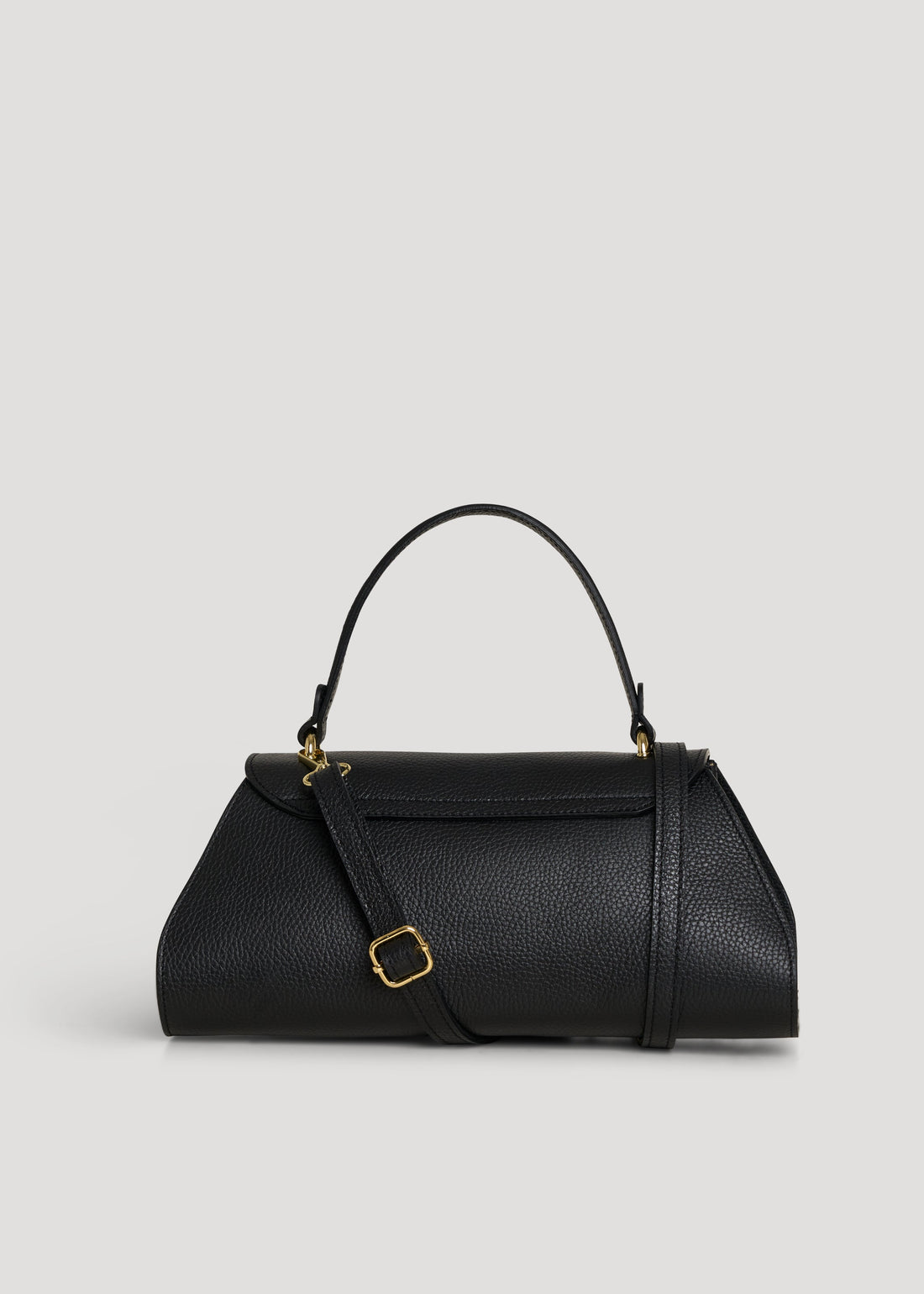 Florence Bag in Black Togo Leather