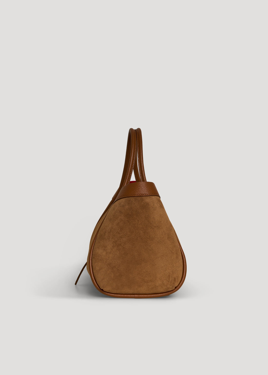 Mayfair Bag in Tan Suede and Togo Leather