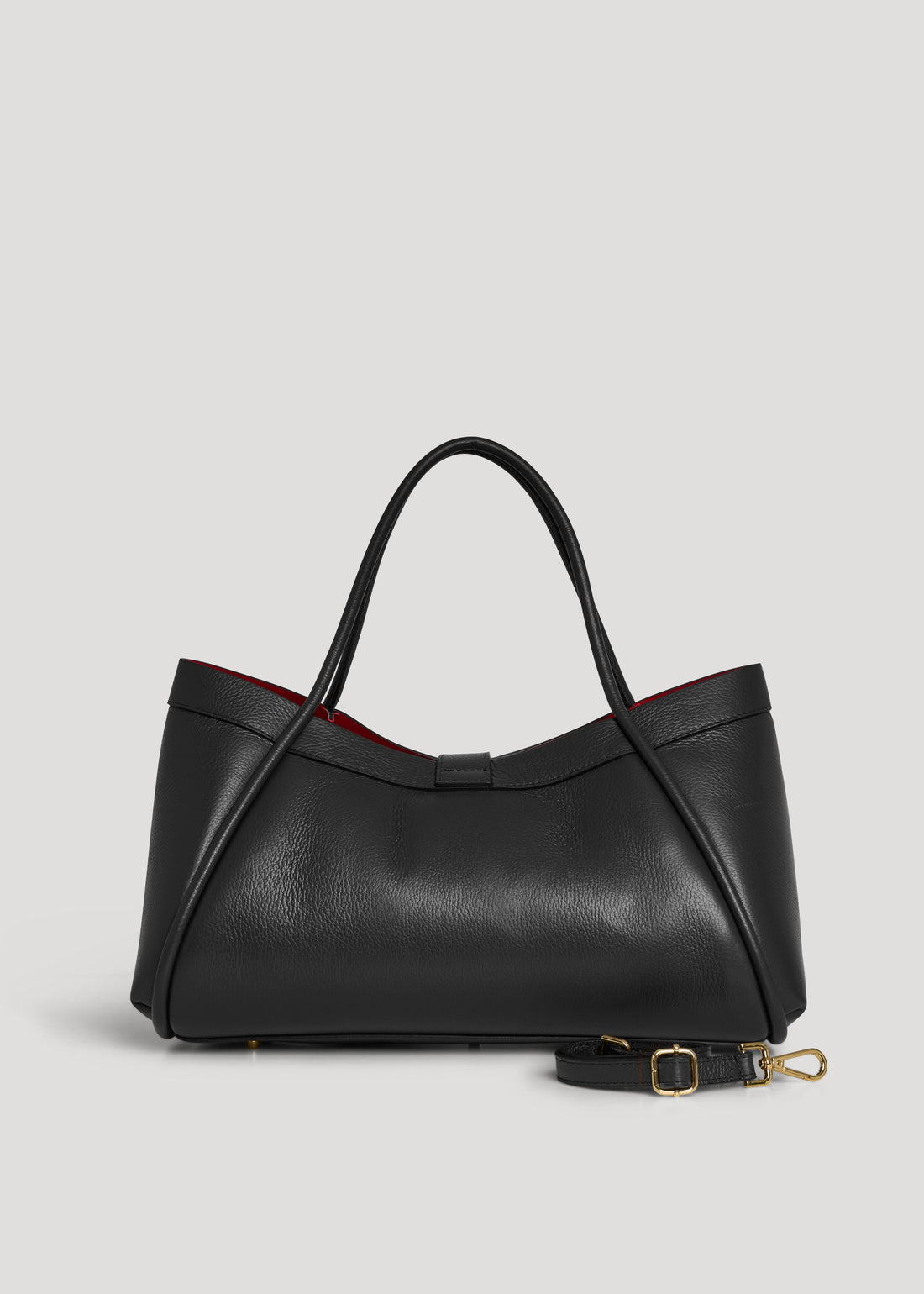 Mayfair Bag in Black Togo Leather