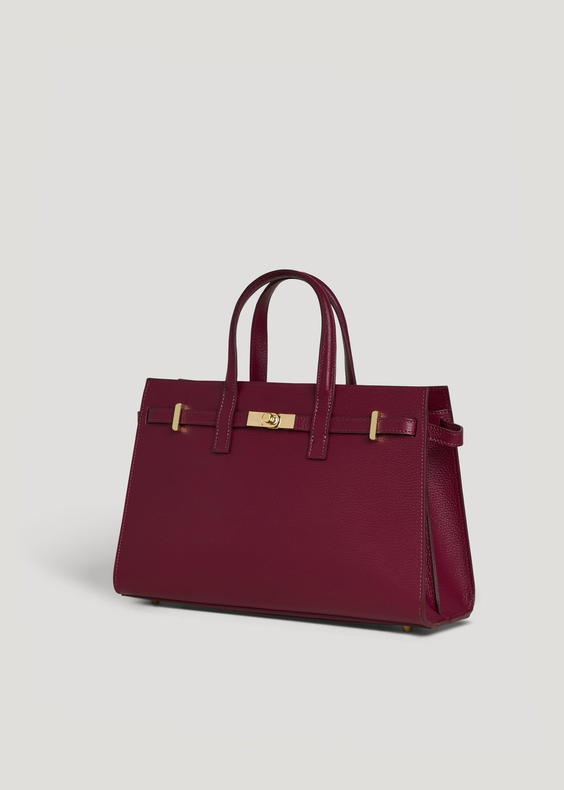 Sveva Bag in Burgundy Togo Leather