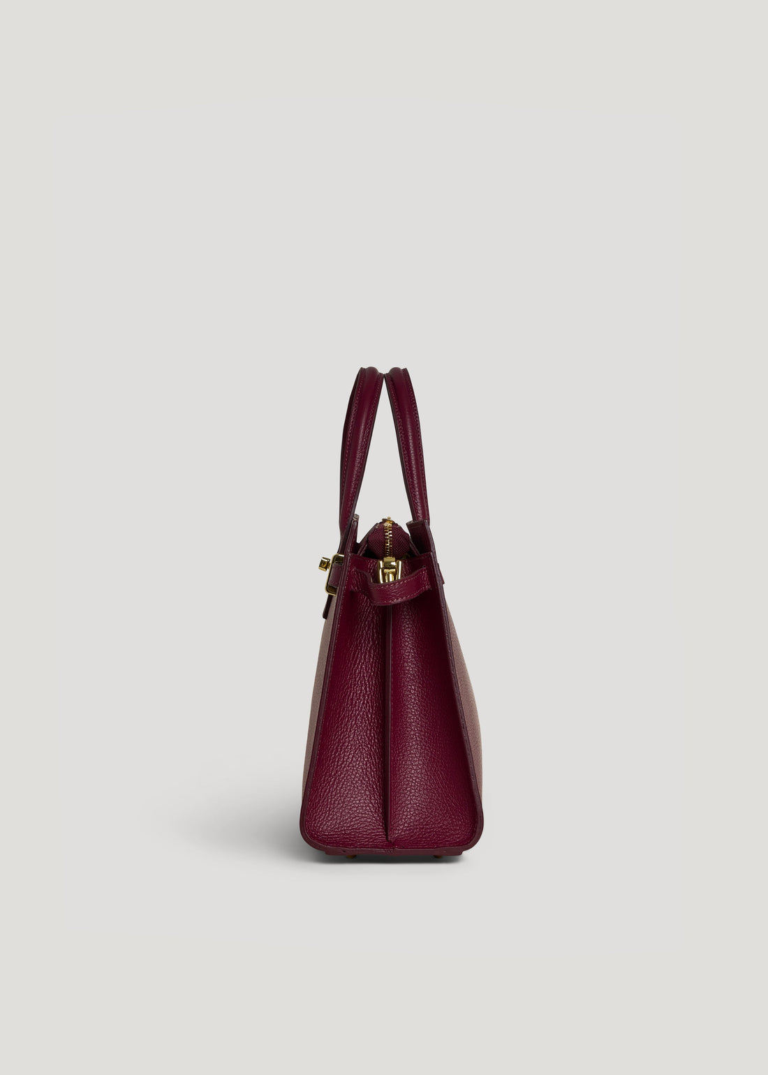 Sveva Bag in Burgundy Togo Leather