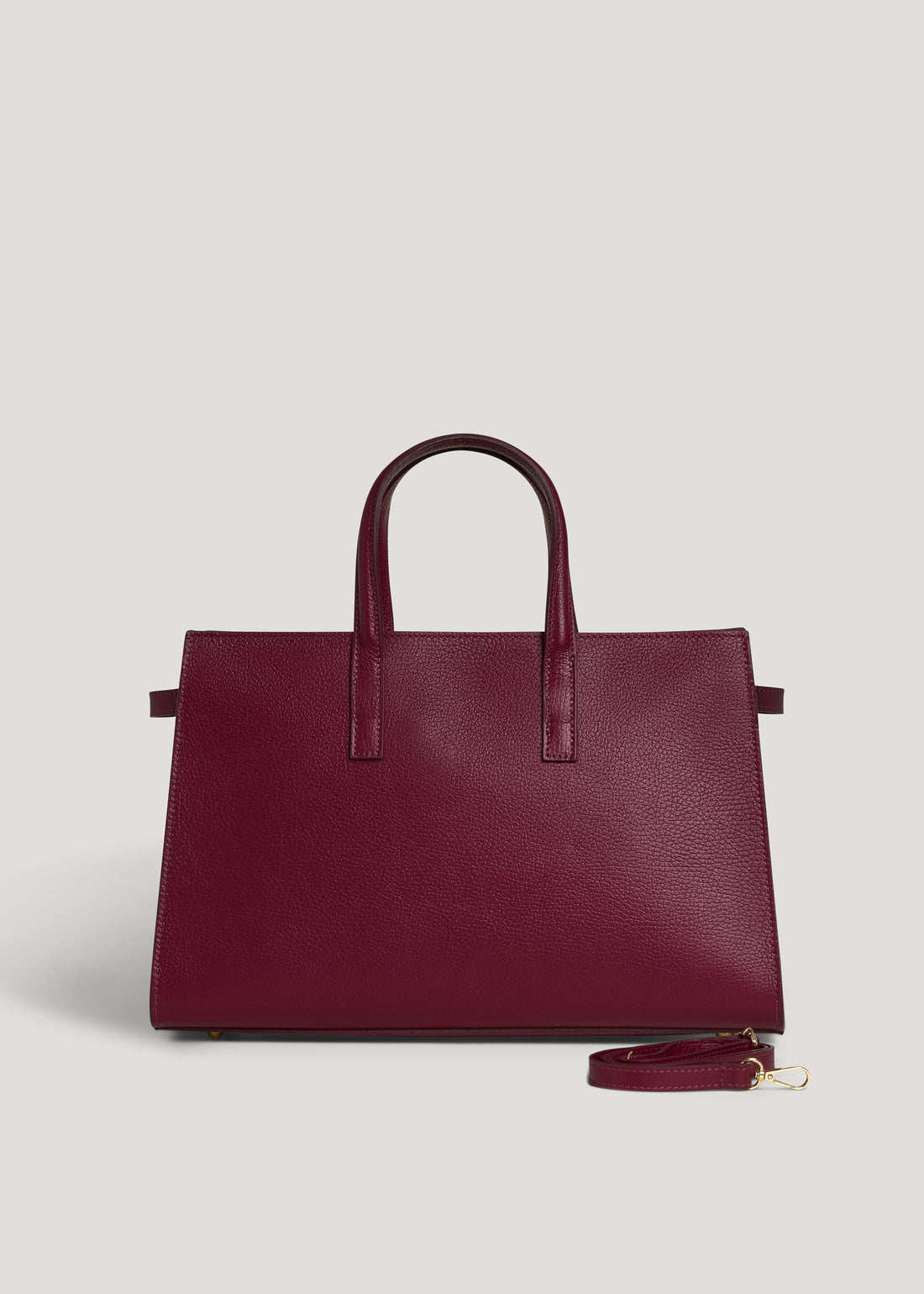 Sveva Bag in Burgundy Togo Leather