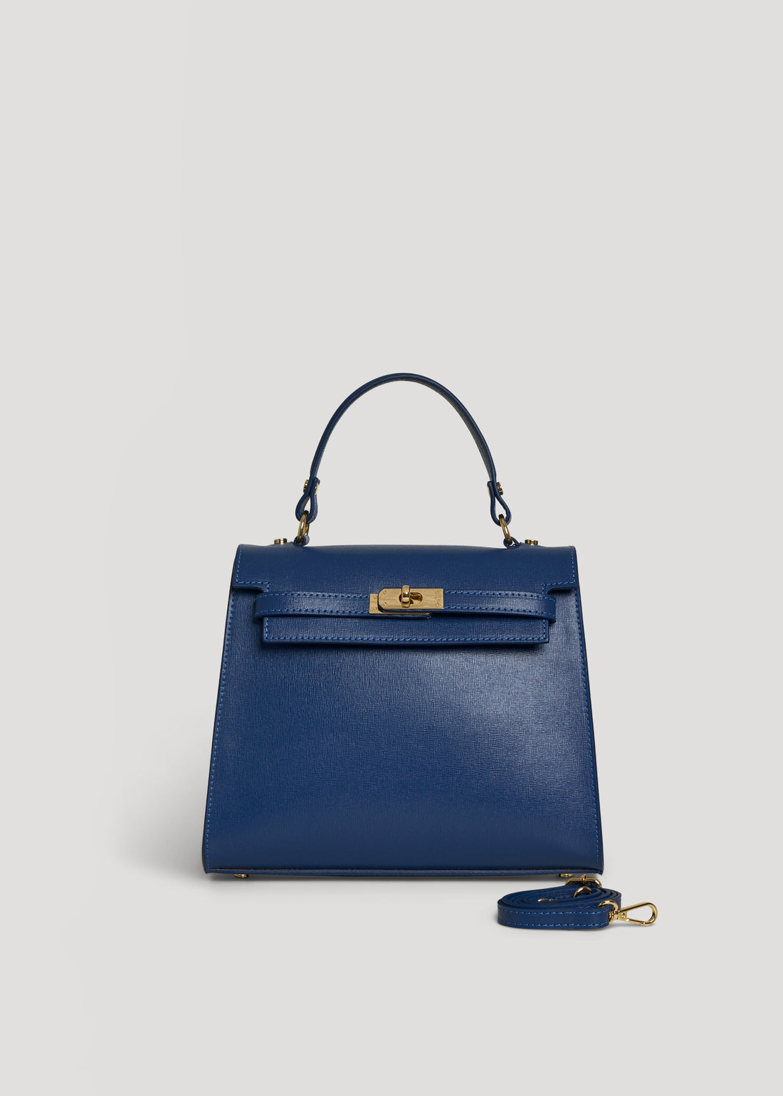 Zaira Bag in Blue Navy Saffiano Leather