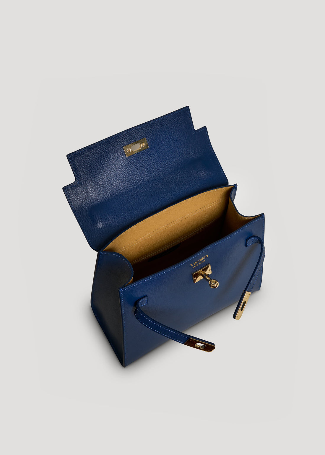 Zaira Bag in Blue Navy Saffiano Leather