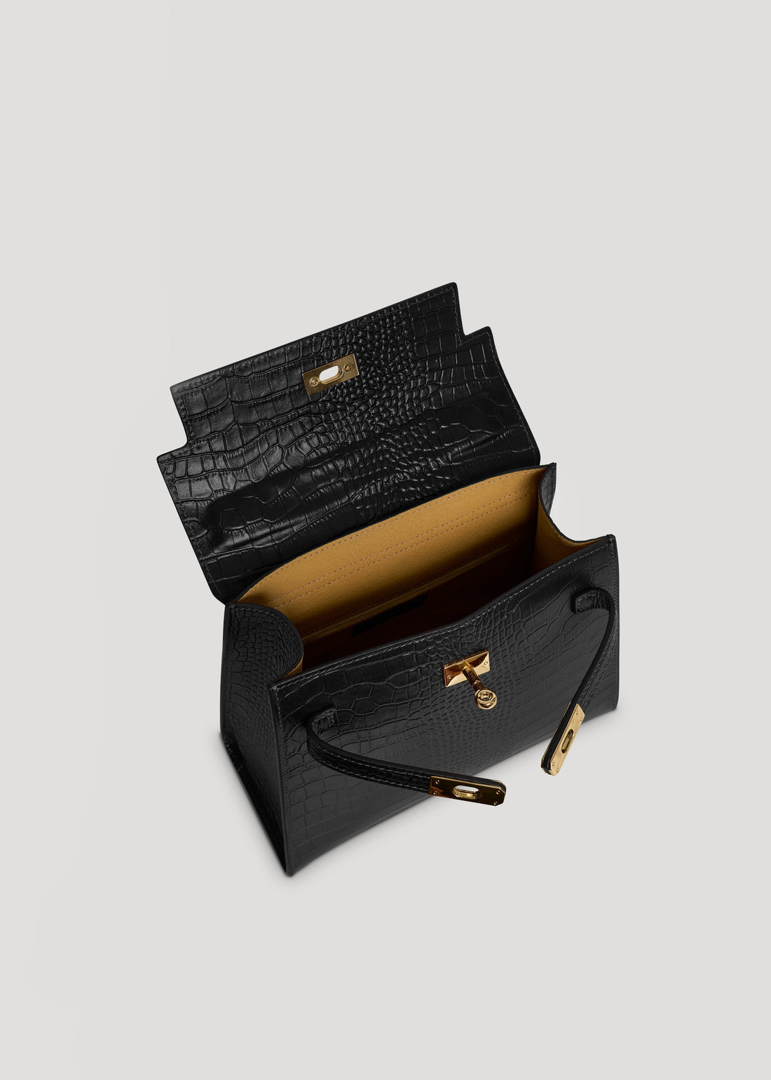 Zaira Limited Edition Bag in Black Coco Leather