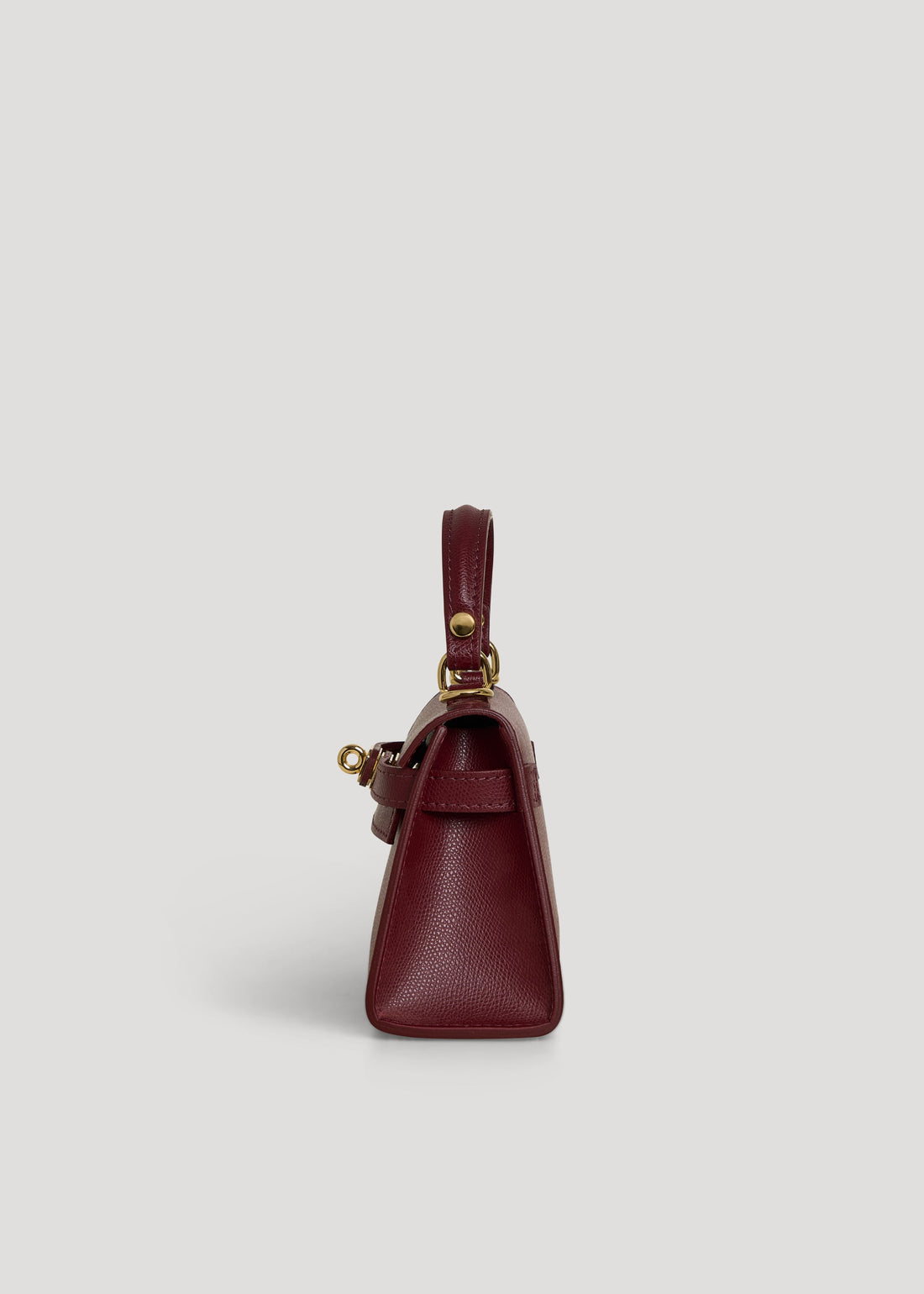 Victoria Bag in Epson Burgundy Leather