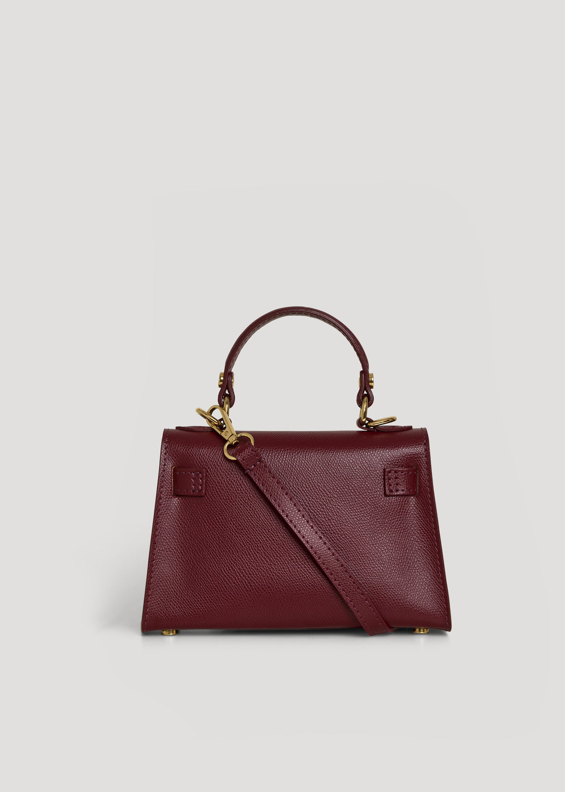 Victoria Bag in Epson Burgundy Leather