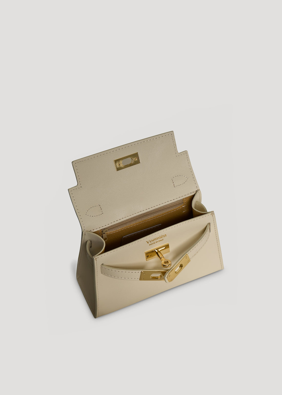 Victoria Bag in Epson Beige Leather
