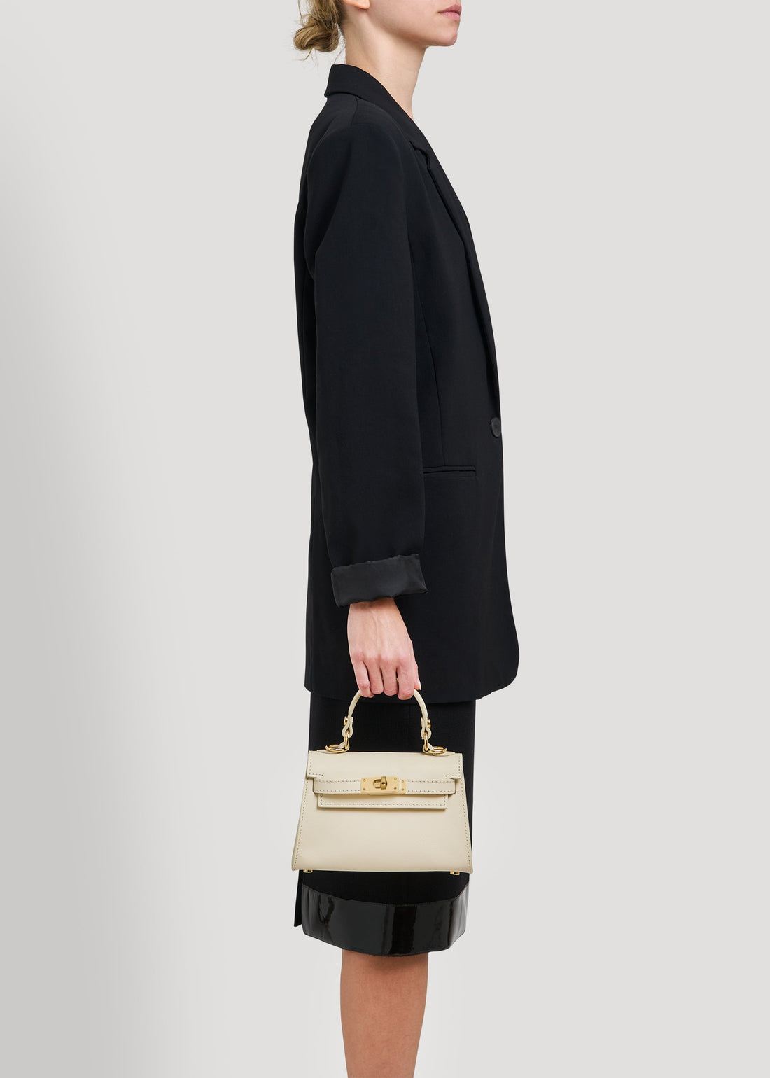 Victoria Bag in Epson Beige Leather