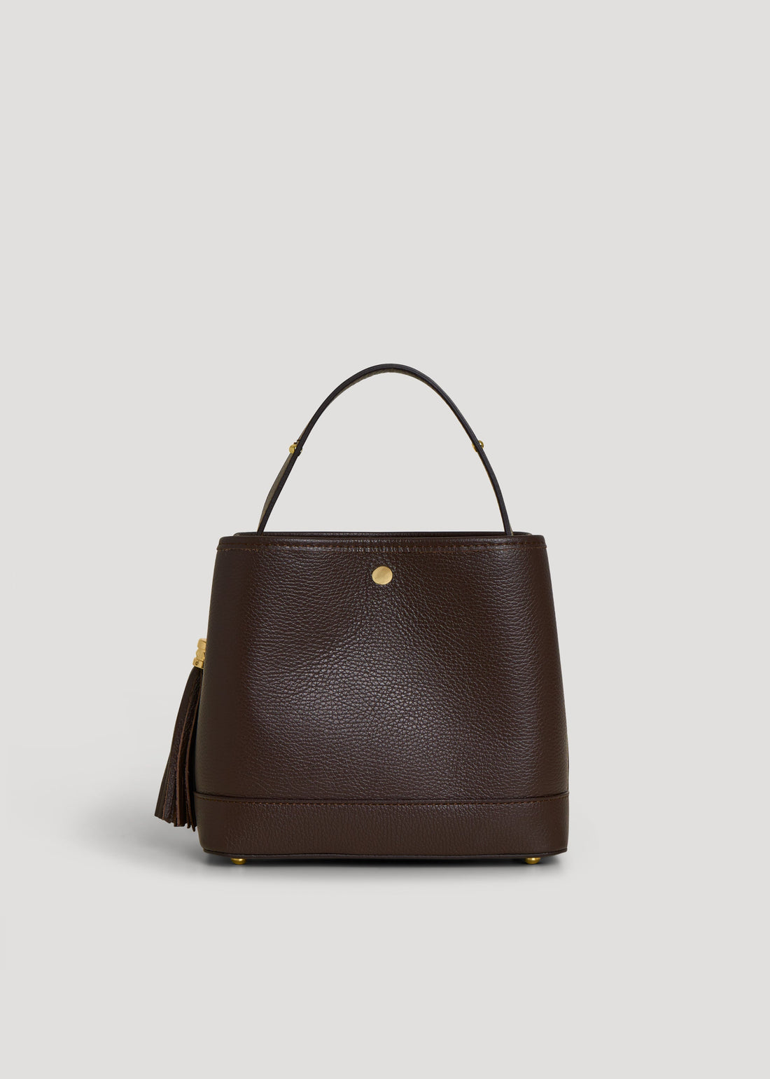 Kendy Bag in Dark Brown Dollar Leather