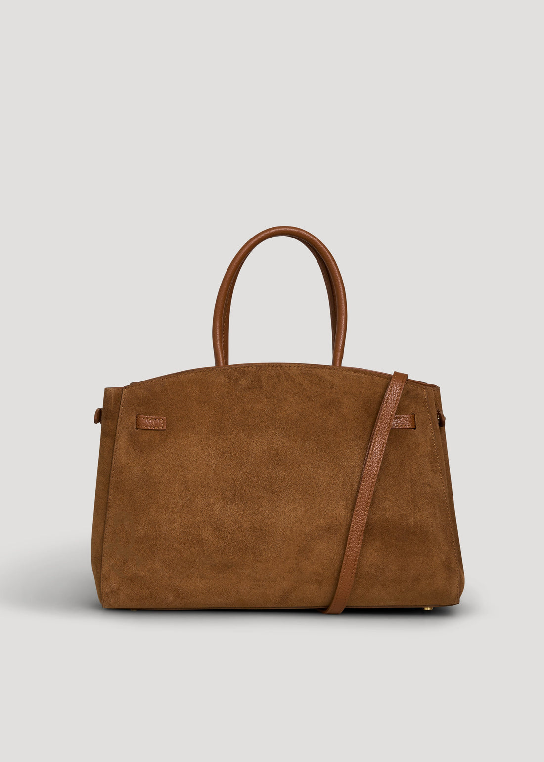 Driade Bag in Tan Suede and Dollar Leather