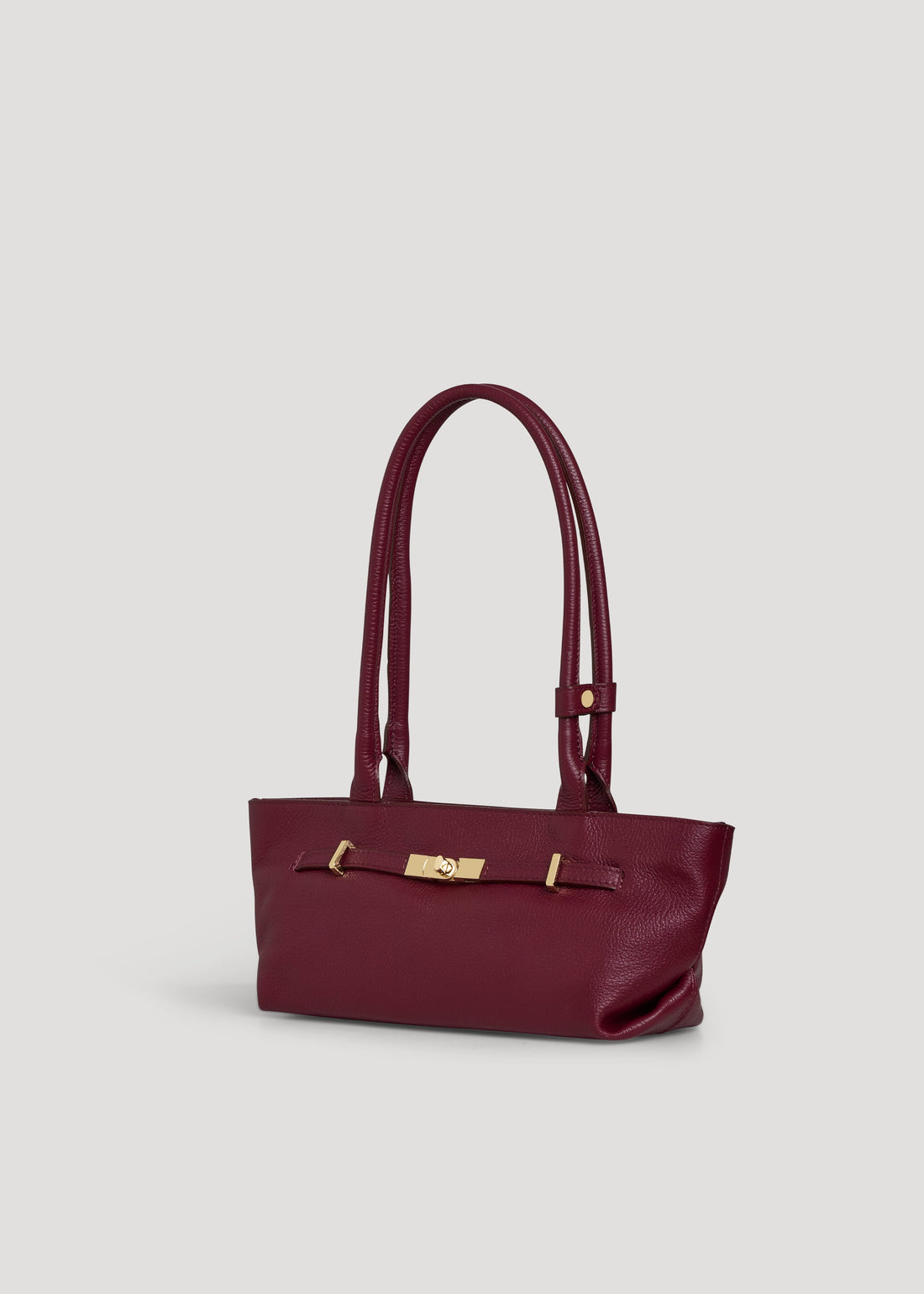 Lola Bag in Burgundy Togo Leather