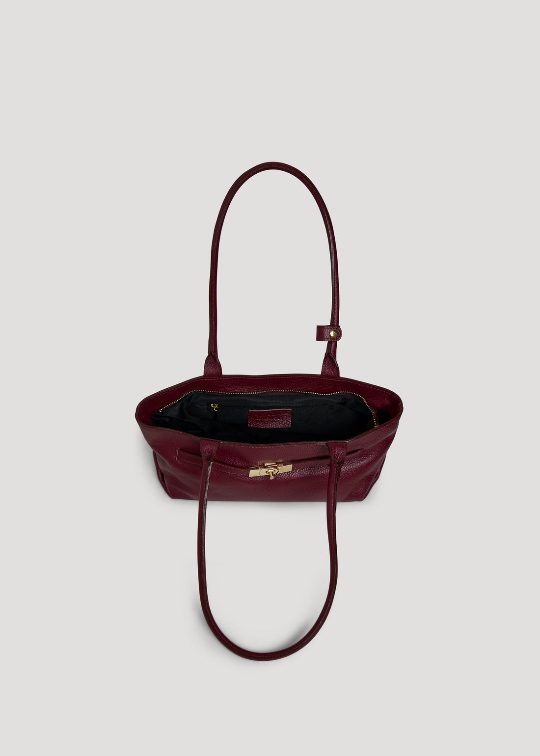 Lola Bag in Burgundy Togo Leather