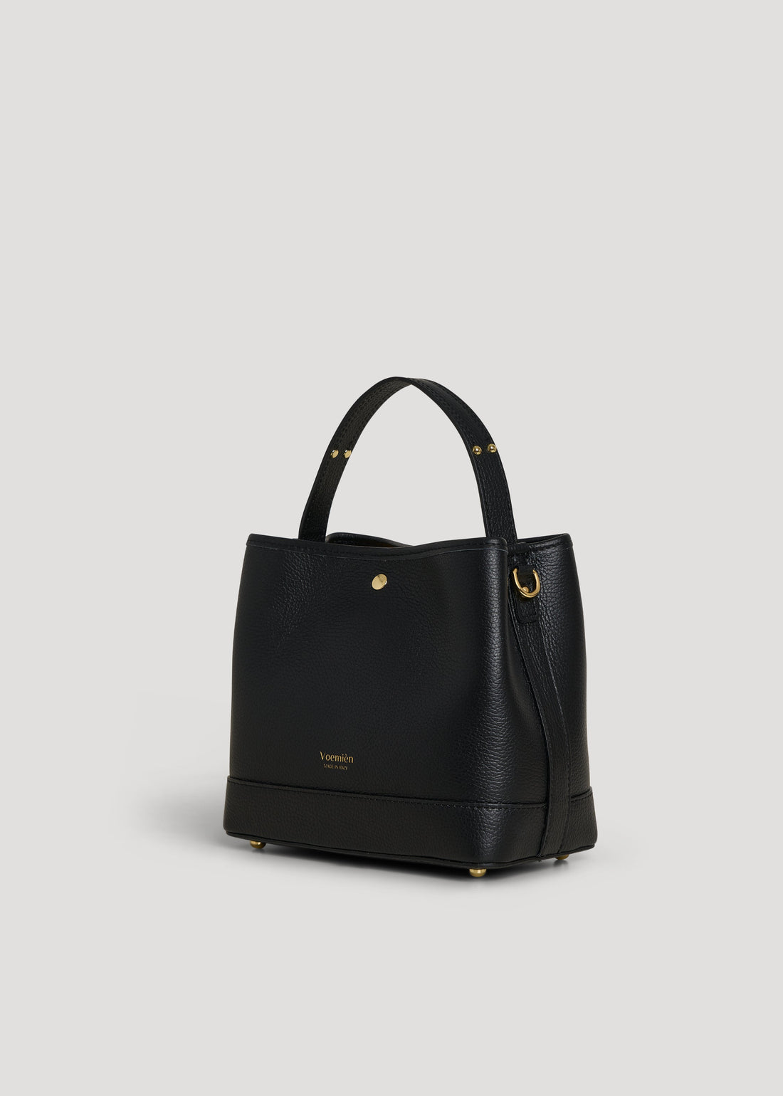 Kendy Bag in Black Dollar Leather
