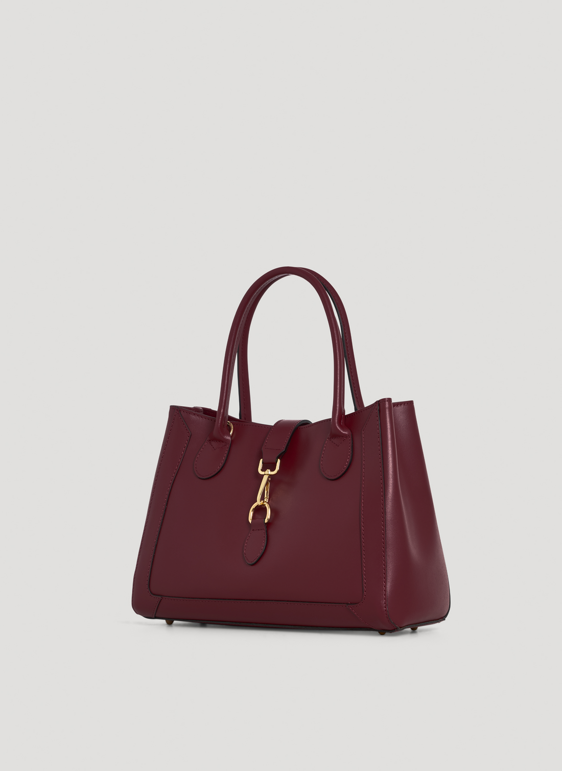 Chloe Micro Bag in Burgundy Brushed Leather