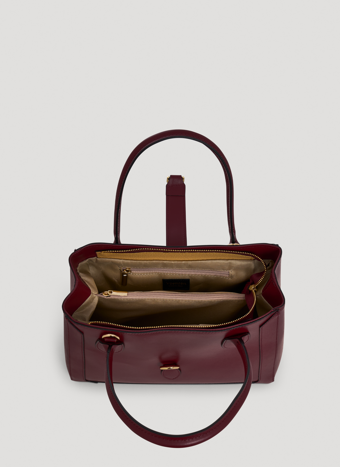 Chloe Micro Bag in Burgundy Brushed Leather