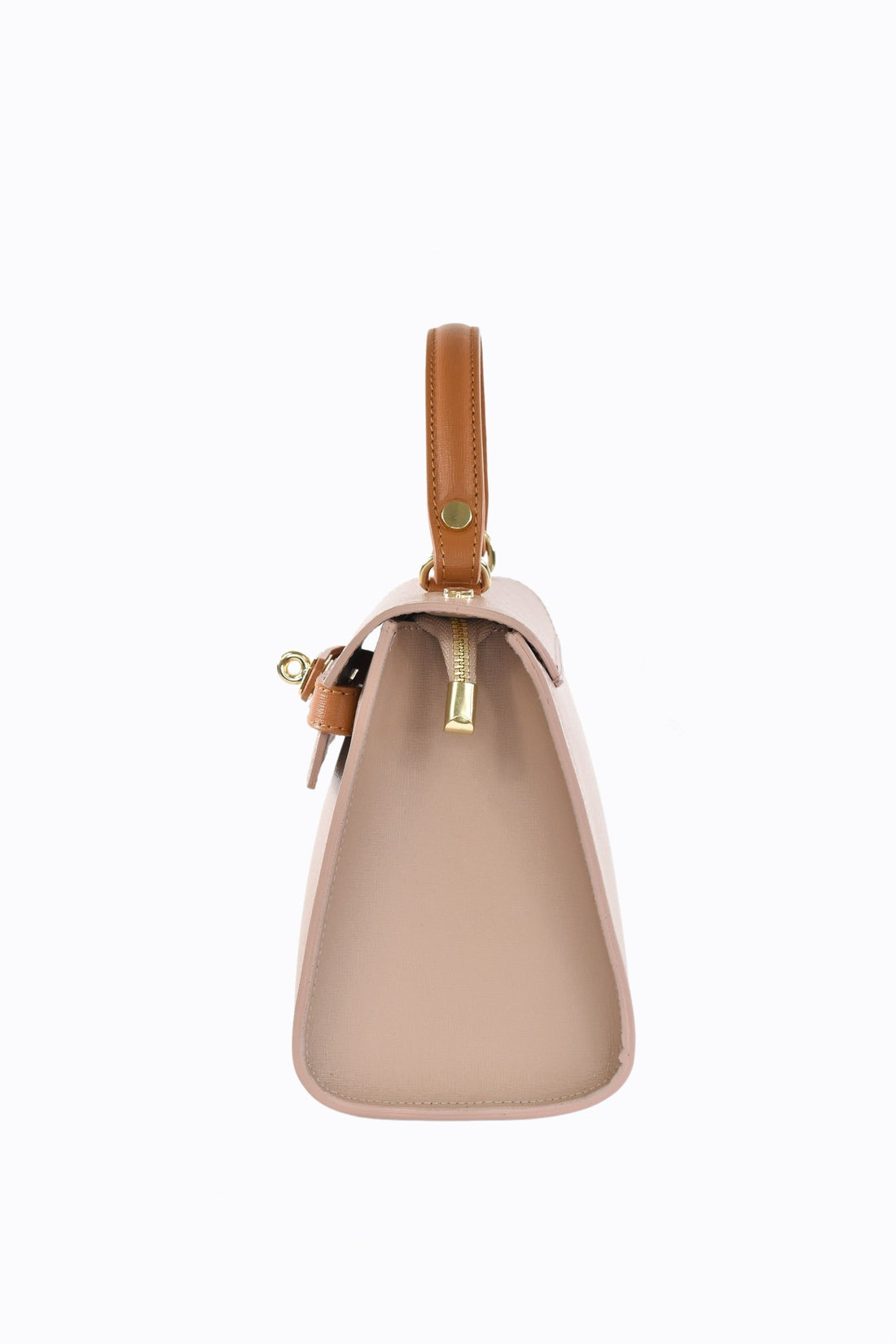 Freydis  Limited Edition Bag in Powder Pink Saffiano Leather