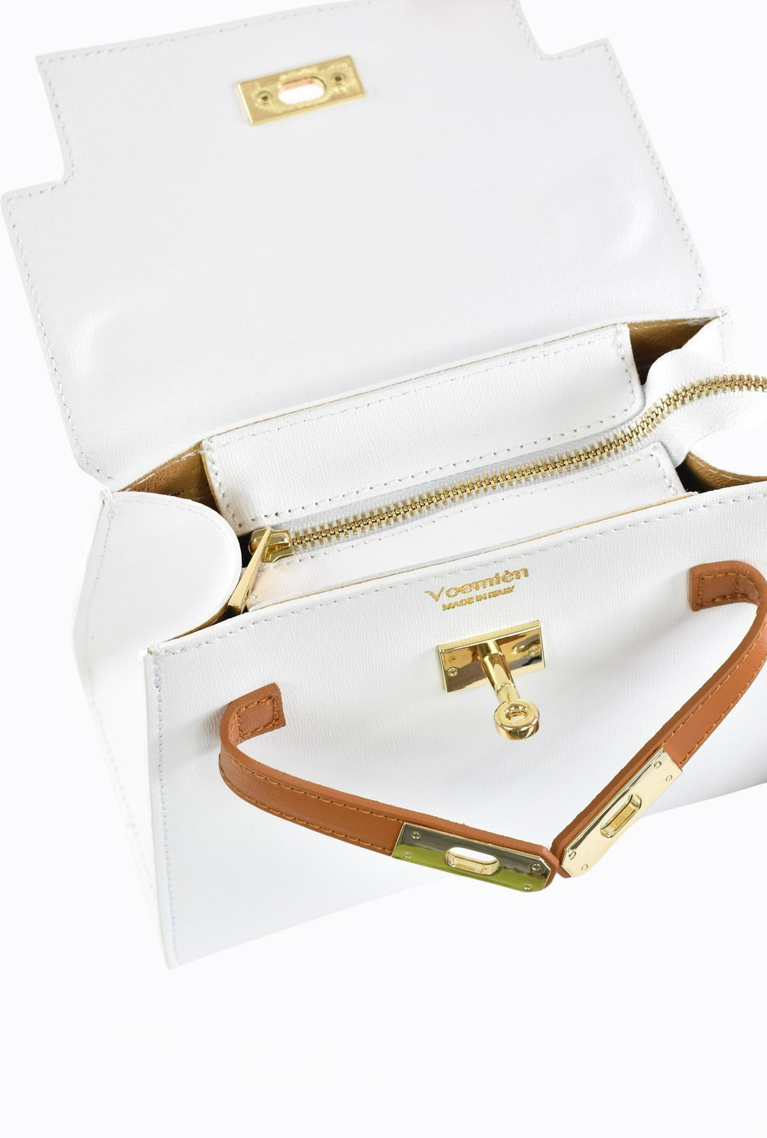 Freydis  Limited Edition Bag in White Saffiano Leather