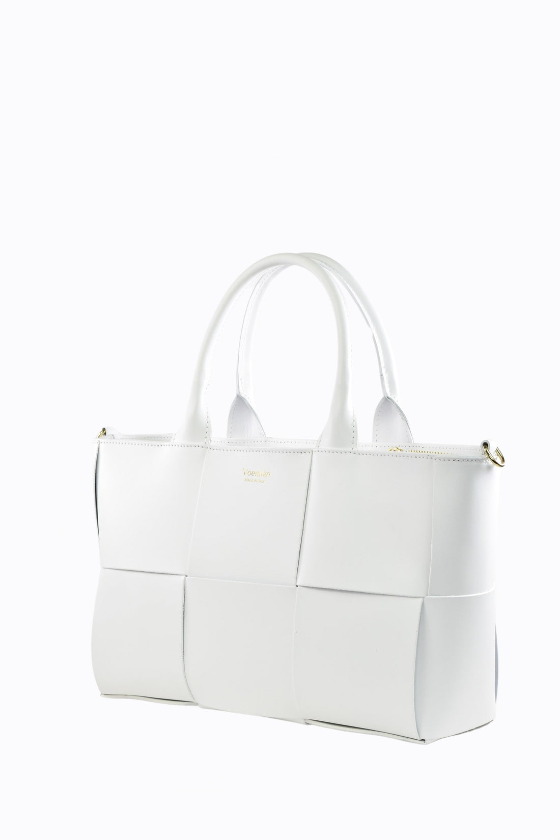 Lauren bag in brushed white leather