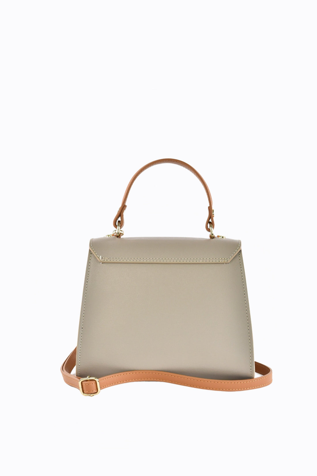 Freydis  Limited Edition Bag in Taupe Saffiano Leather