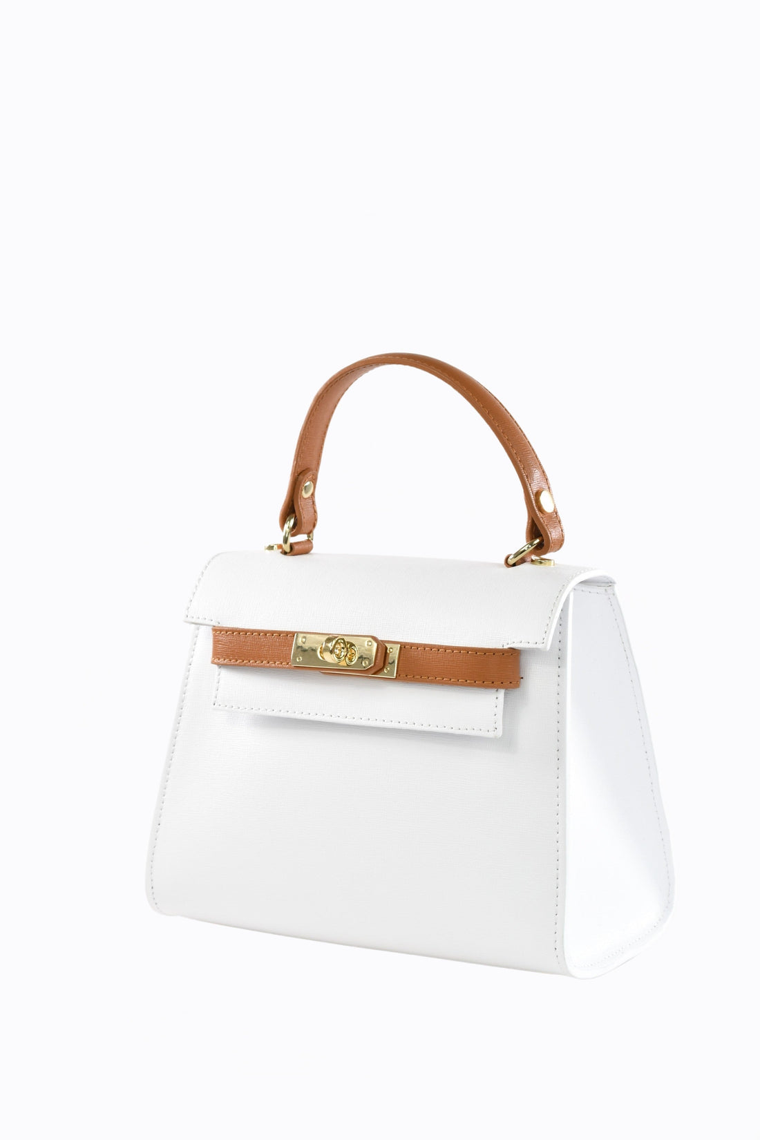 Freydis  Limited Edition Bag in White Saffiano Leather