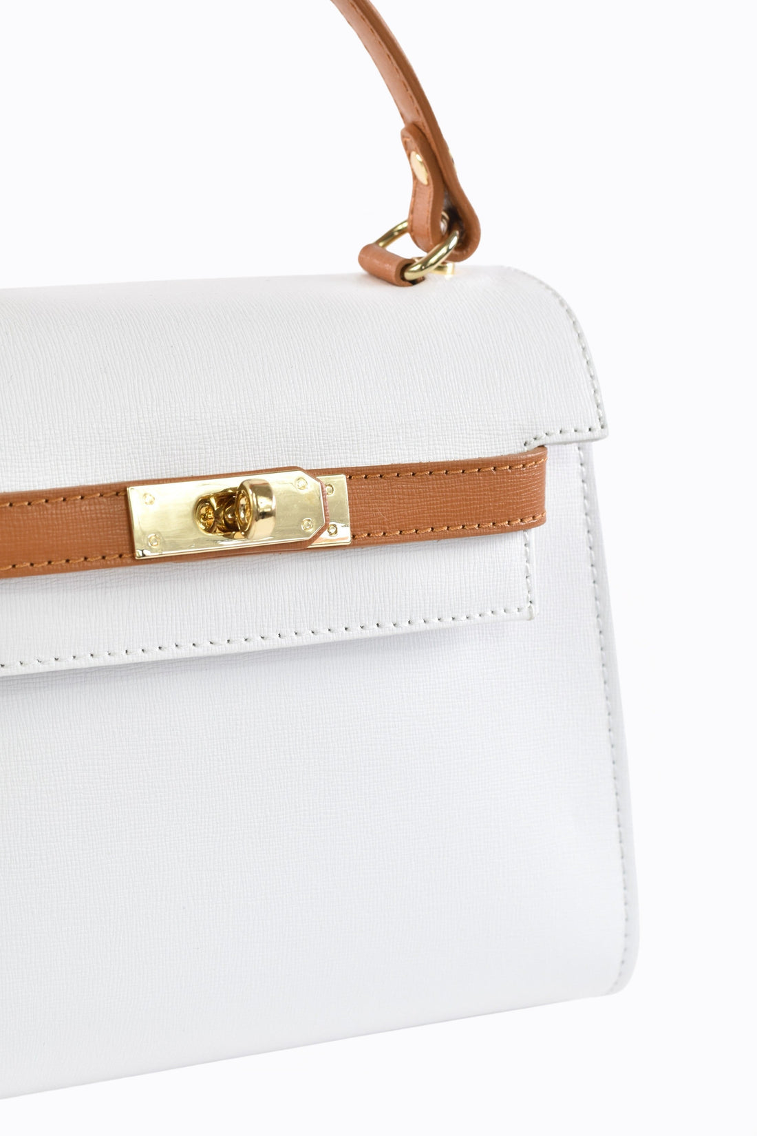 Freydis  Limited Edition Bag in White Saffiano Leather