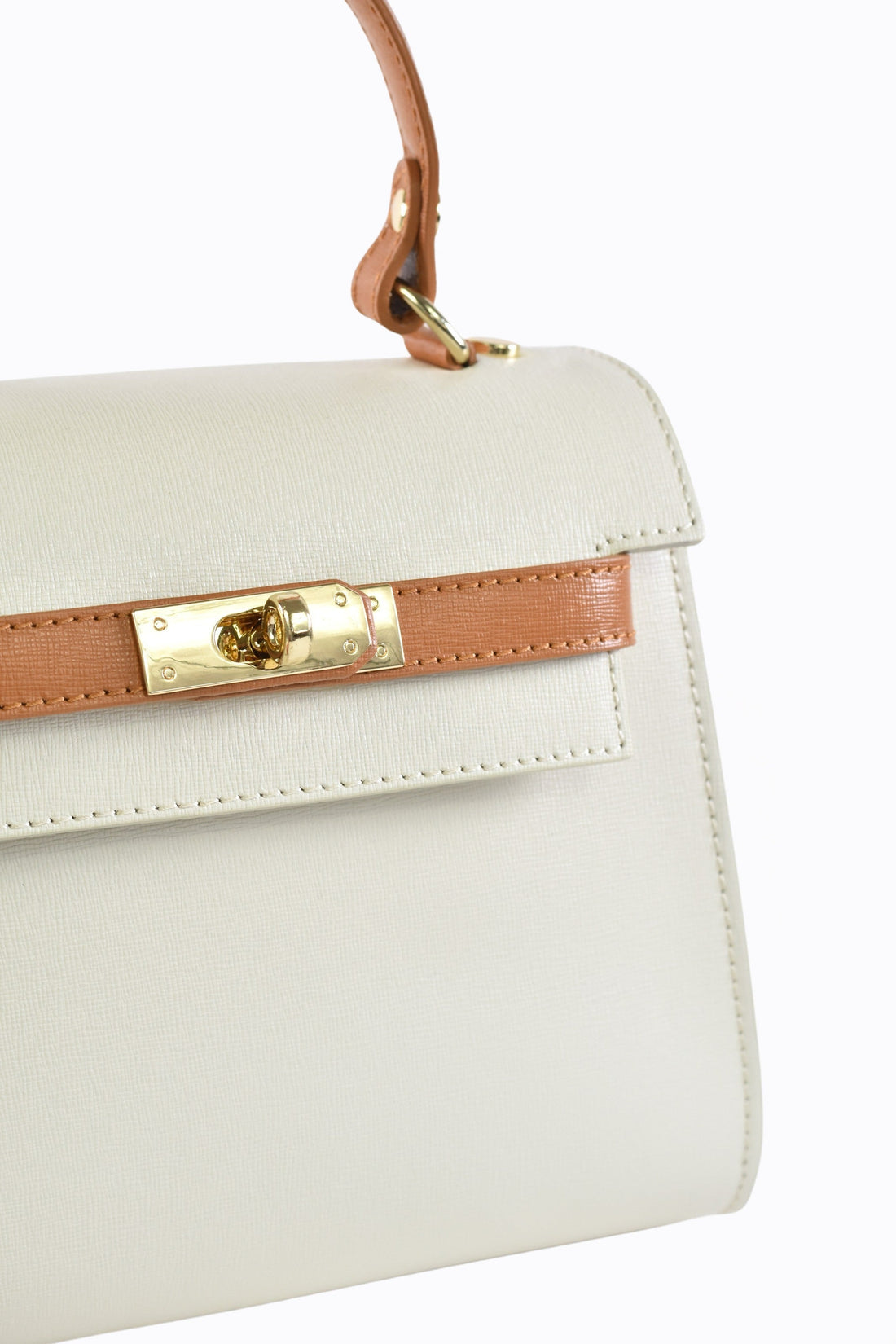 Freydis  Limited Edition Bag in Beige Saffiano Leather