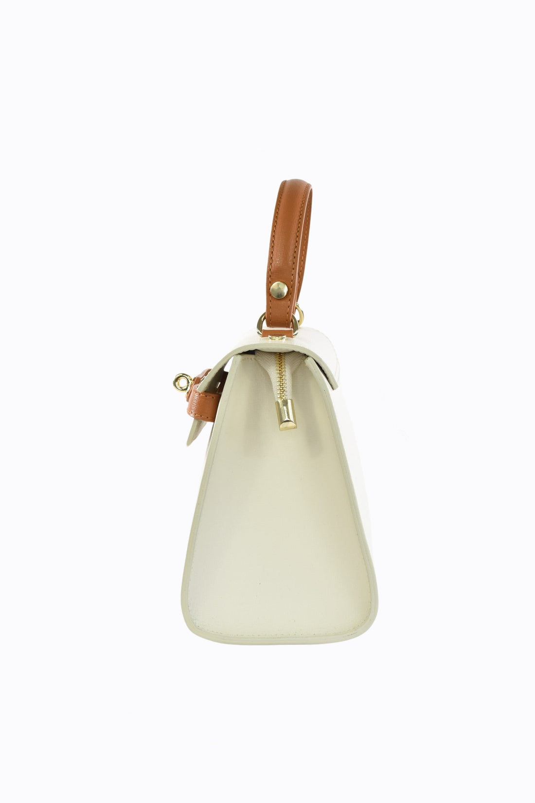 Freydis  Limited Edition Bag in Beige Saffiano Leather
