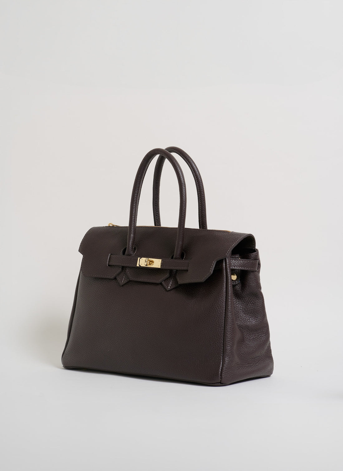 Elizabeth Bag in Dark Brown Togo Leather