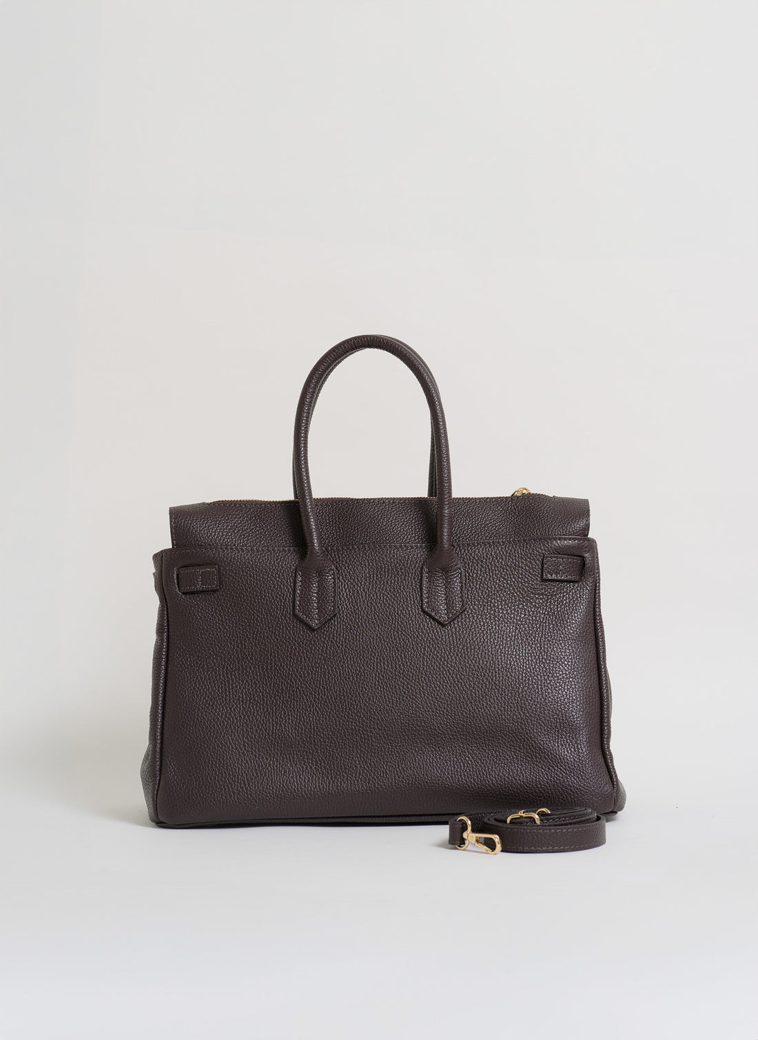 Elizabeth Bag in Dark Brown Togo Leather