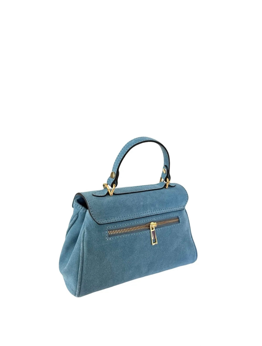 Mimi Bag in Suede Sky Blue
