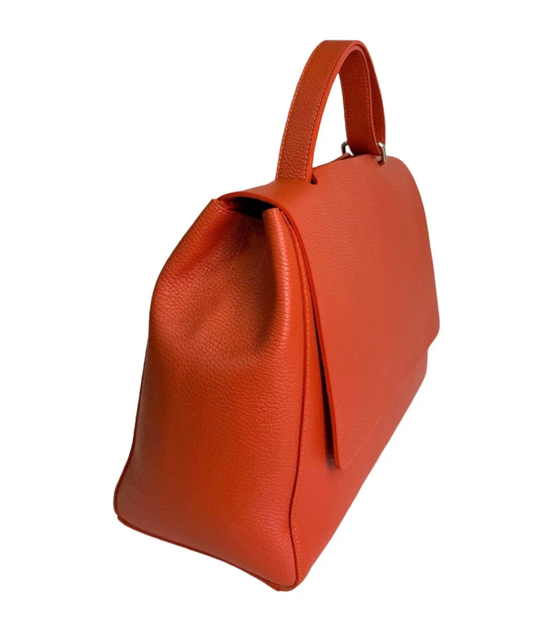 Clarissa Bag in Dollar Leather Orange