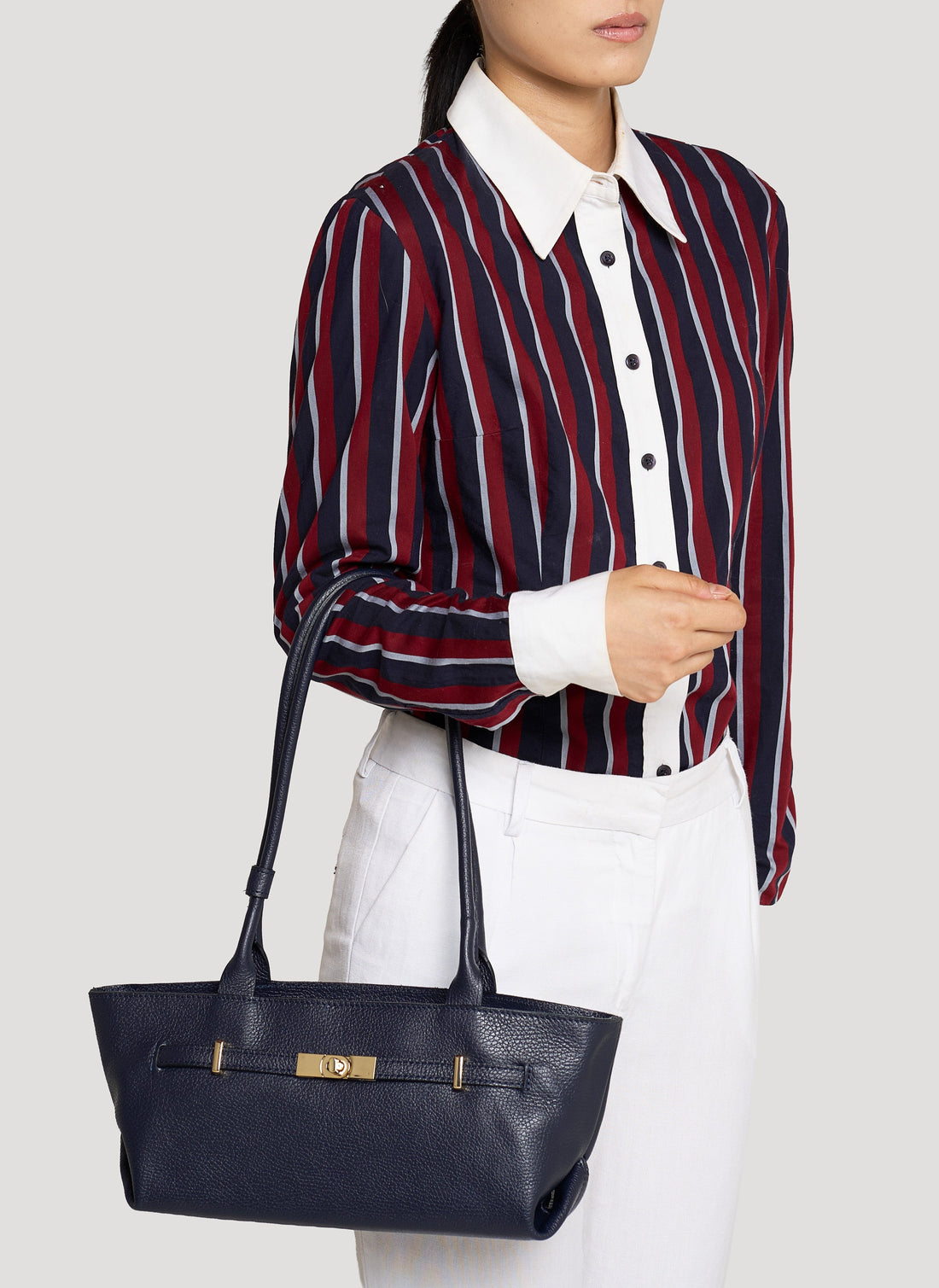 Lola Bag in Navy Blue Togo Leather
