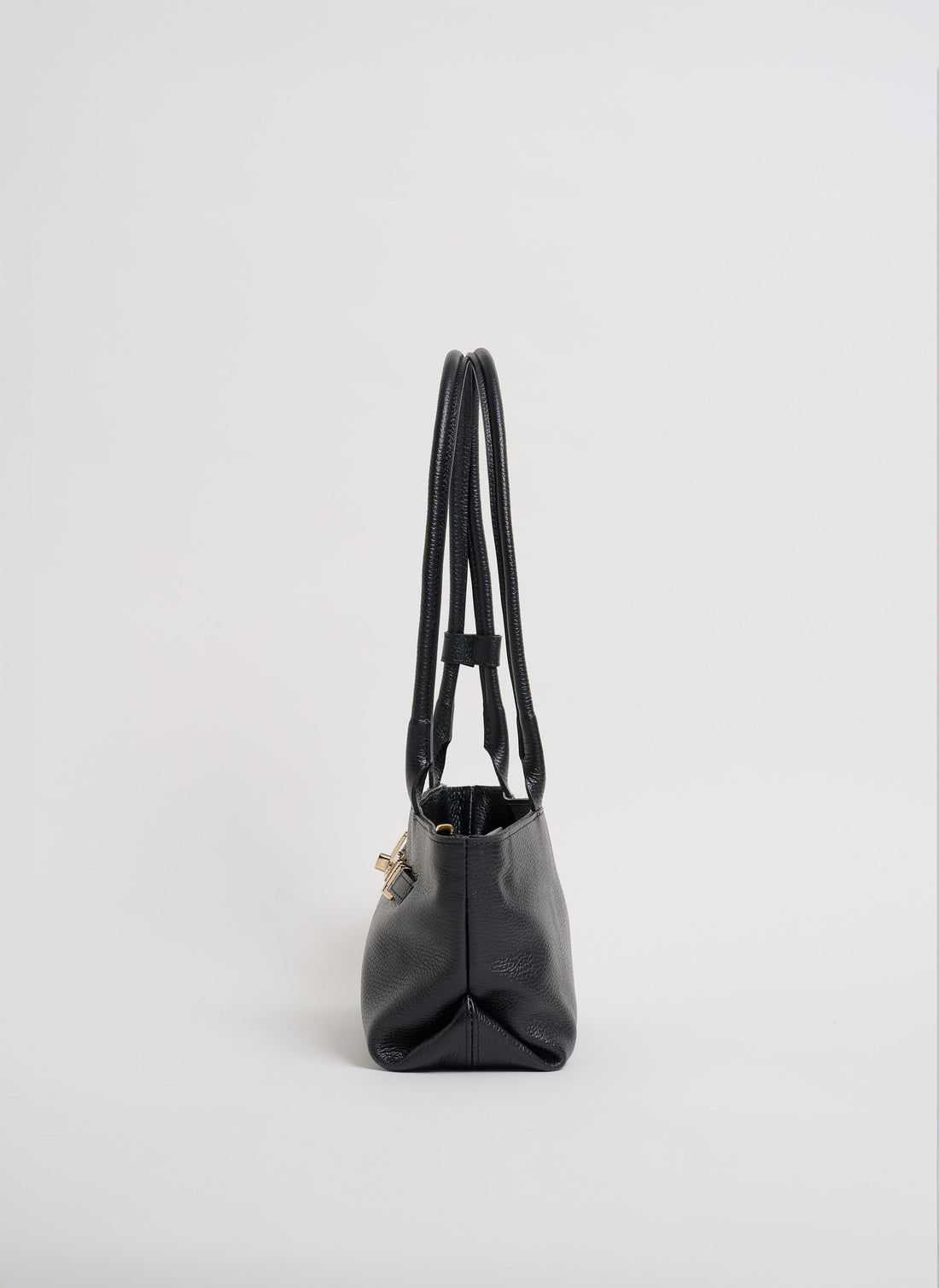Lola Bag in Black Togo Leather