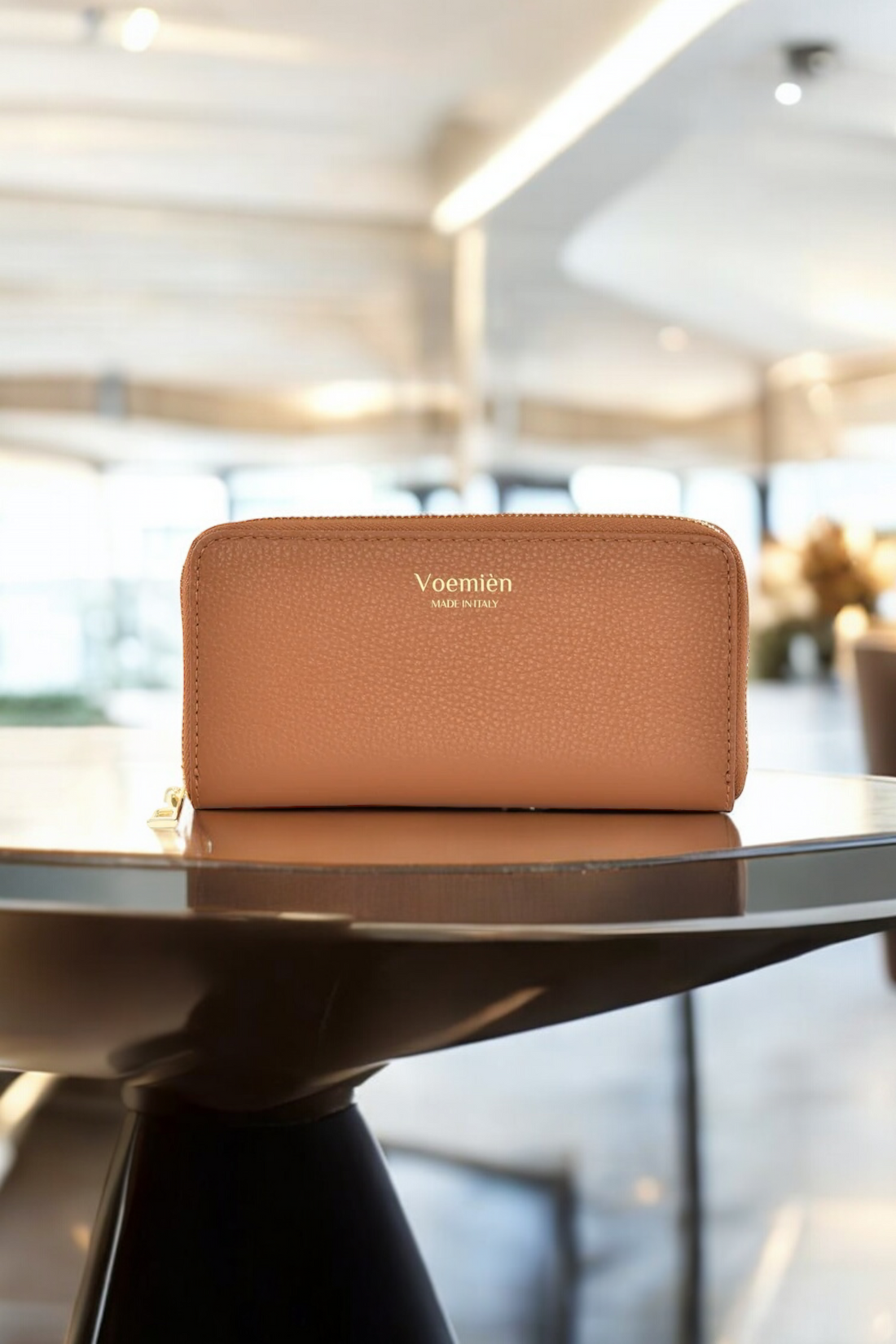 Voemièn Large Wallet in Togo Leather