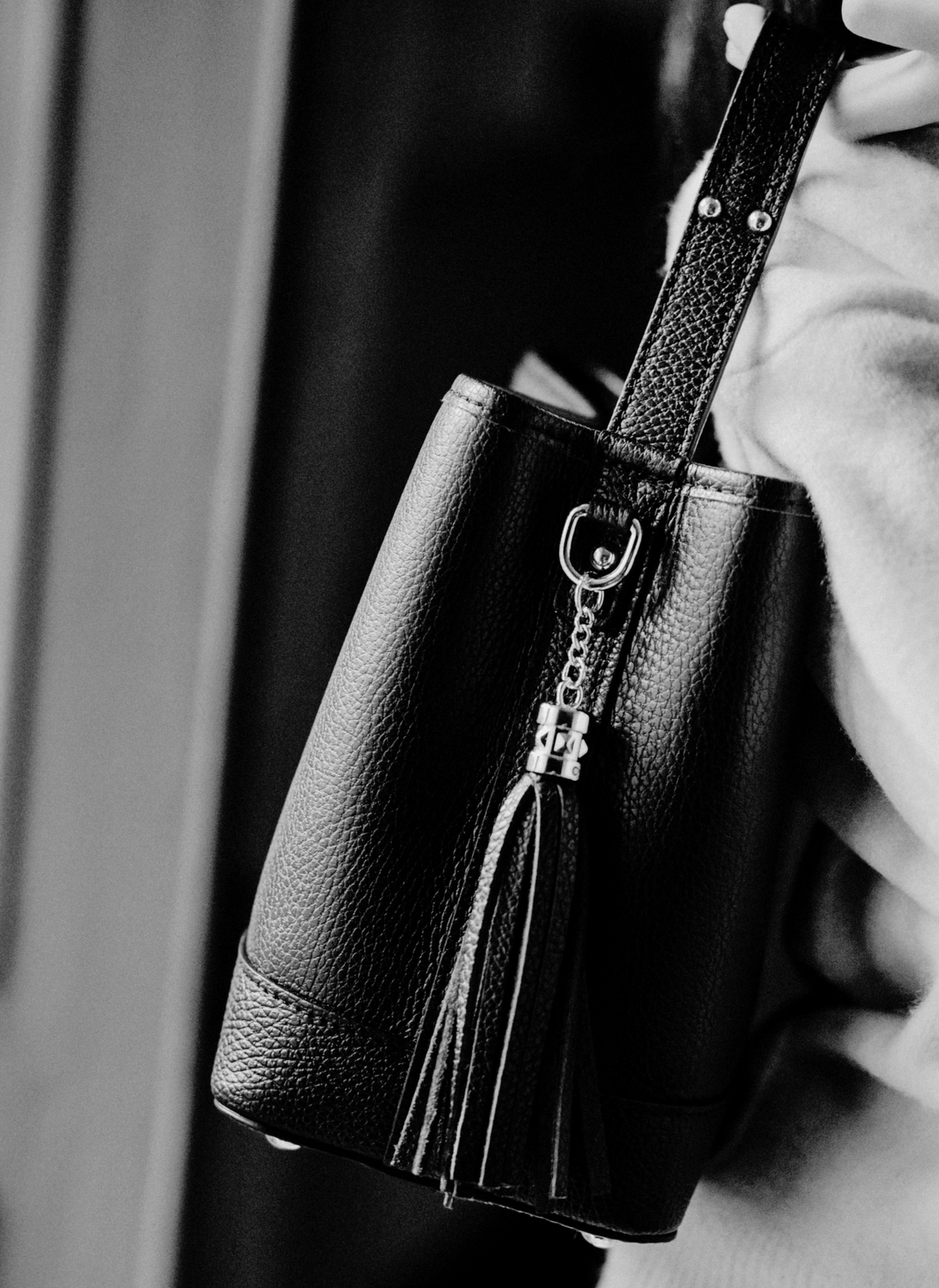 Borsa Kendy in pelle Dollaro Bianca - Voemièn