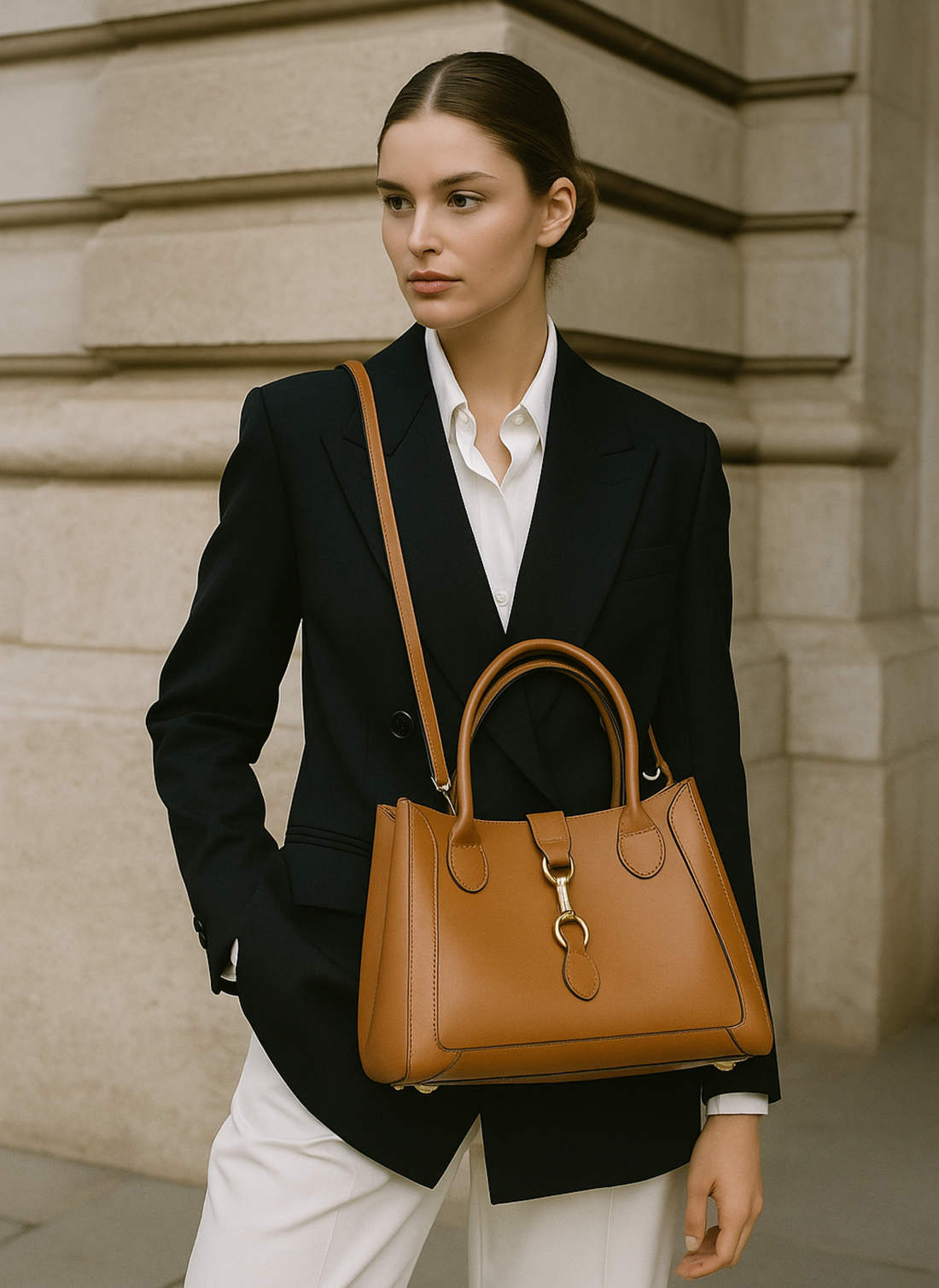 Chloe Micro Bag in Tan Brushed Leather