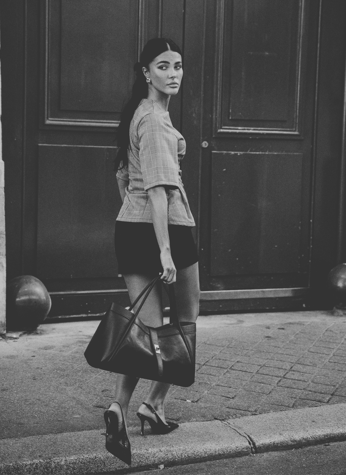 Mayfair Bag in Dark Brown Togo Leather