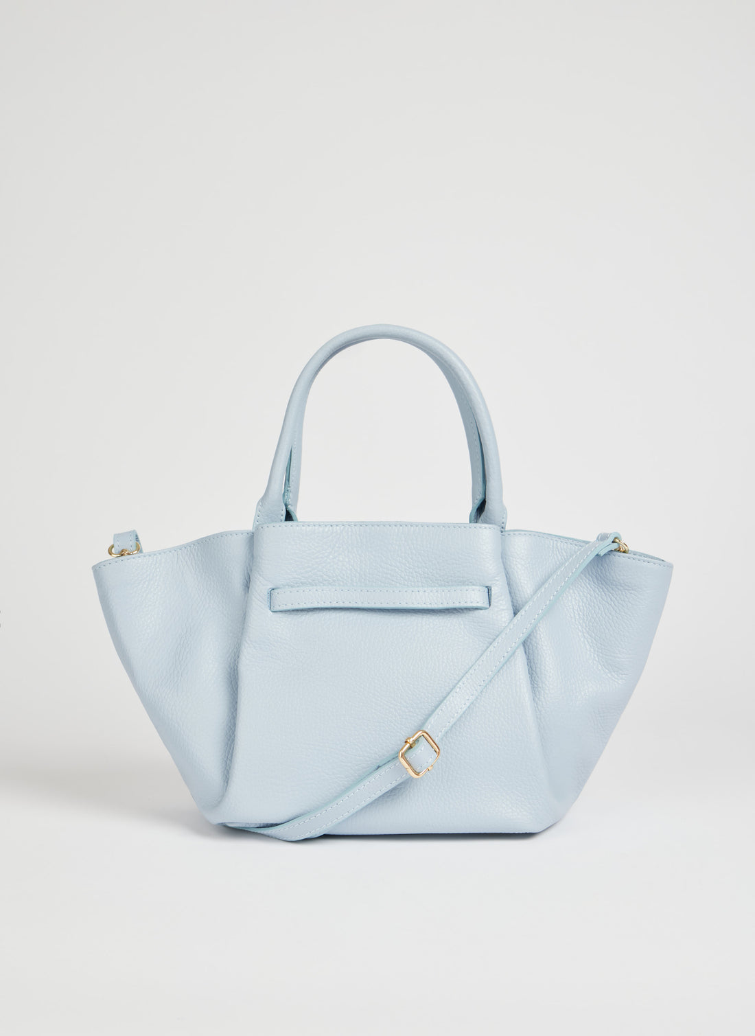 Charlène Bag in Togo Leather Light Blue