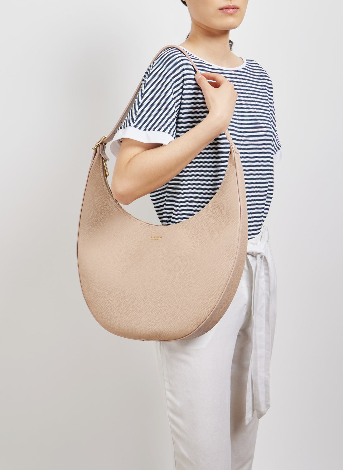 Lèa Bag in Dollar Leather Cipria