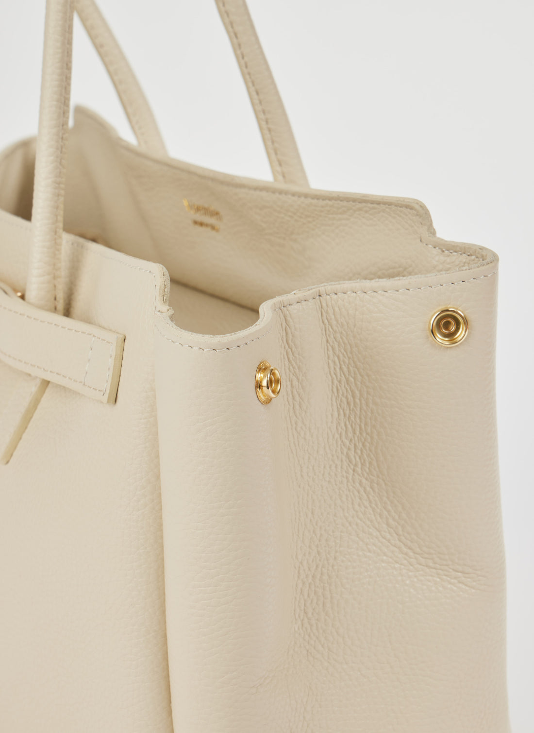 Béatrice Bag in Togo Leather Beige