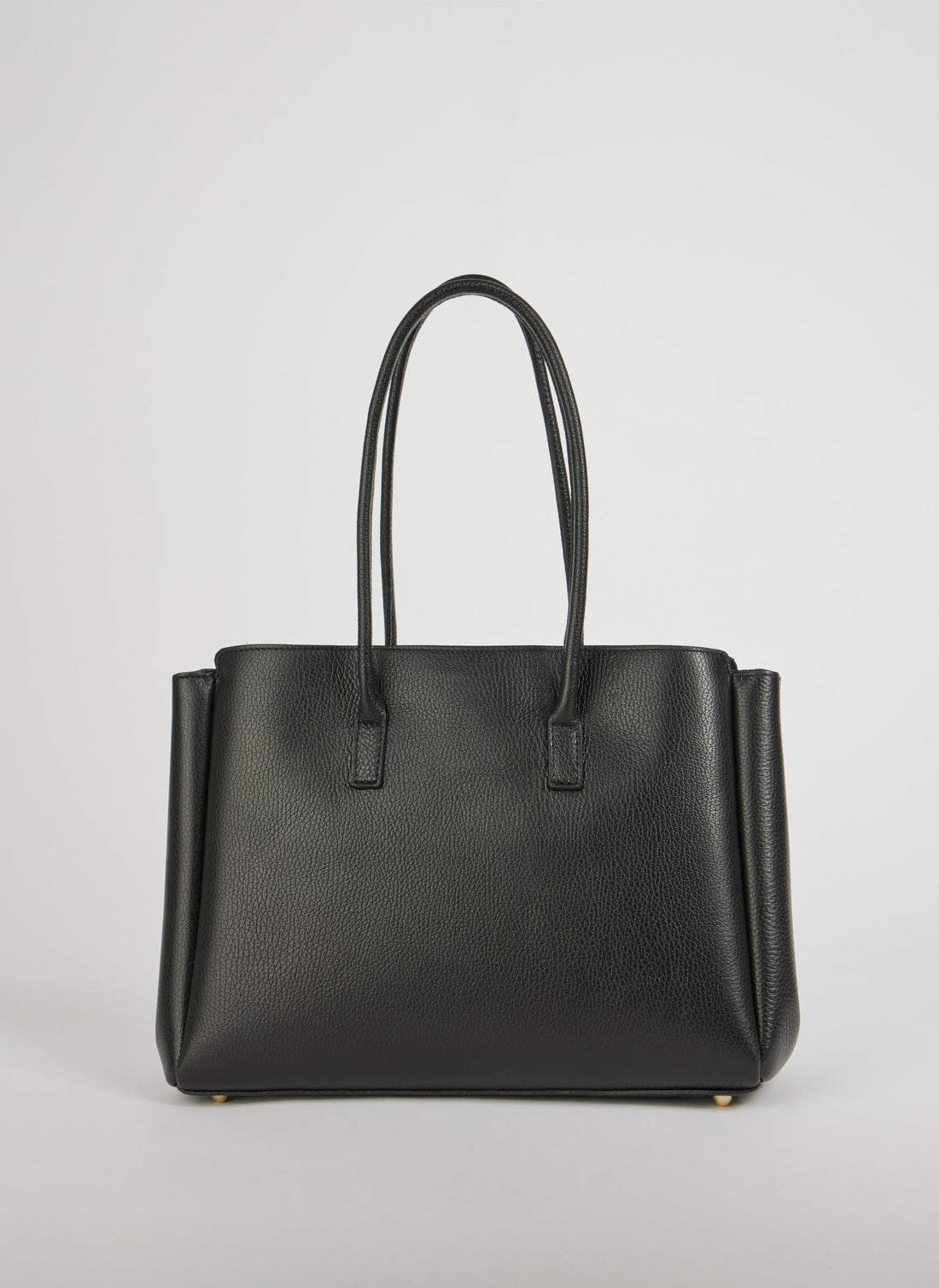 Béatrice Bag in Togo Leather Black