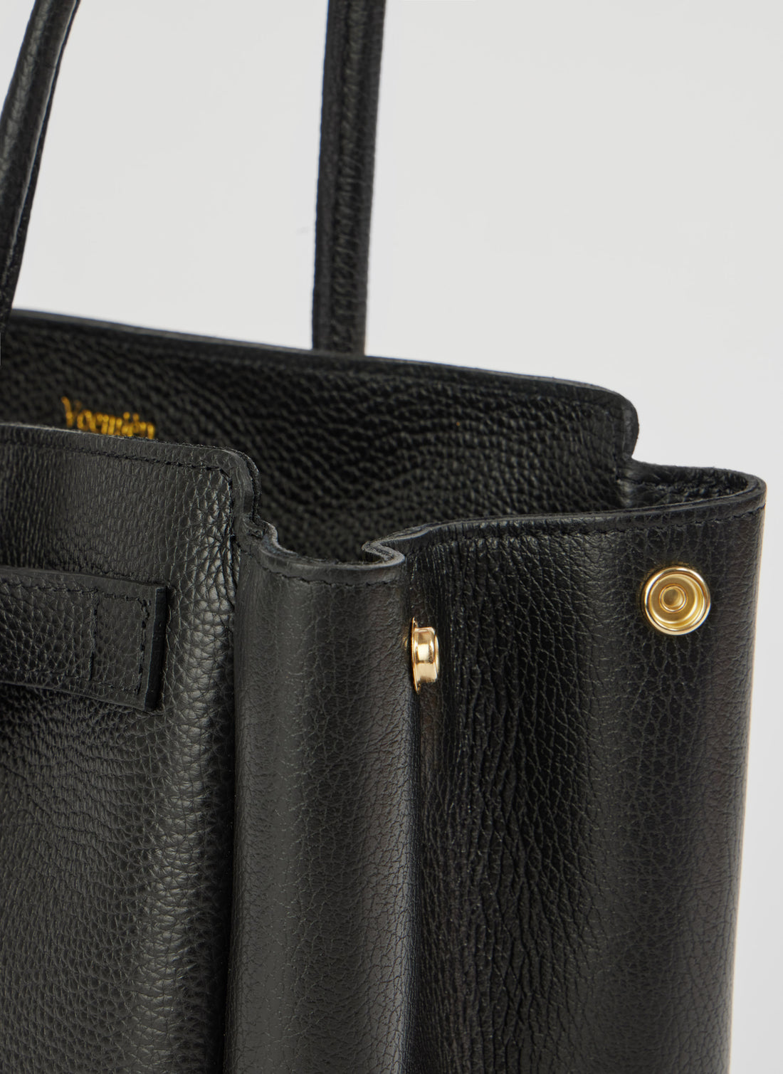 Béatrice Bag in Togo Leather Black