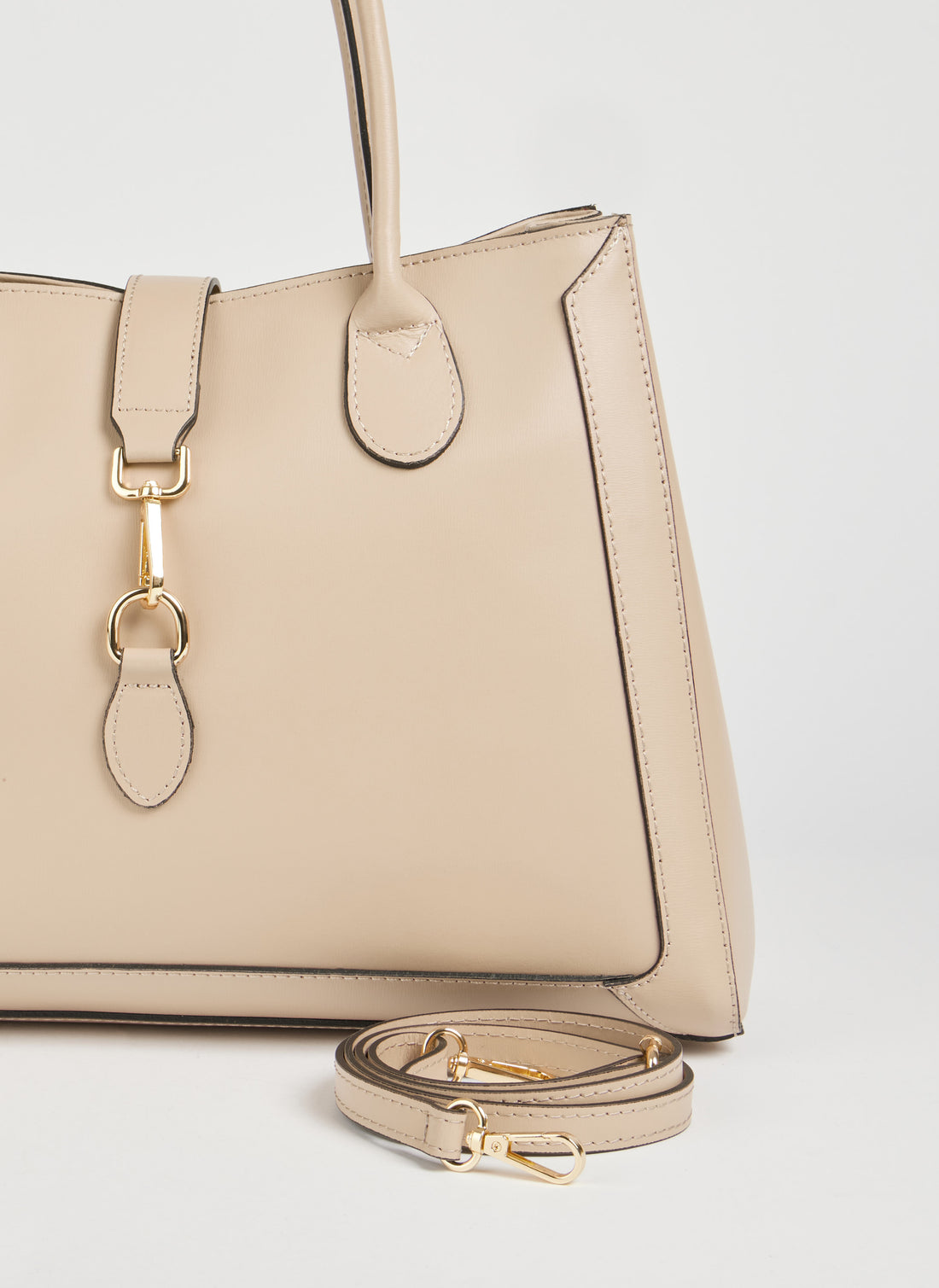 Chloe Bag in Brushed Light Taupe Leather