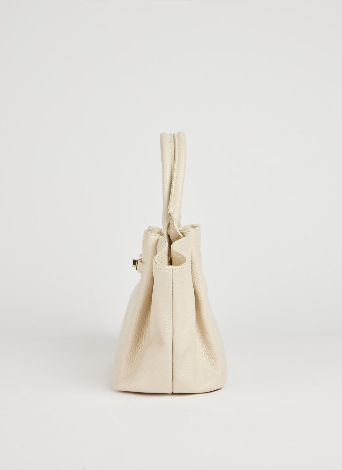 Charlène Bag in Togo Leather Beige