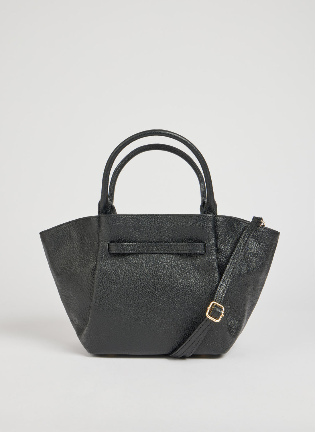 Charlène Bag in Togo Leather Black