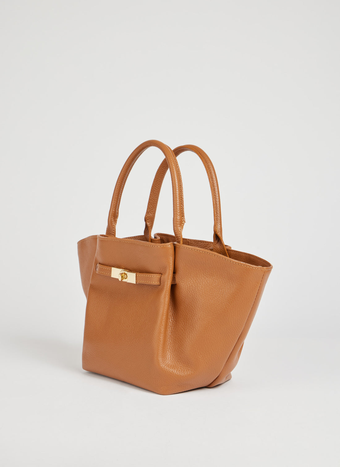 Charlène Bag in Togo Leather Tan