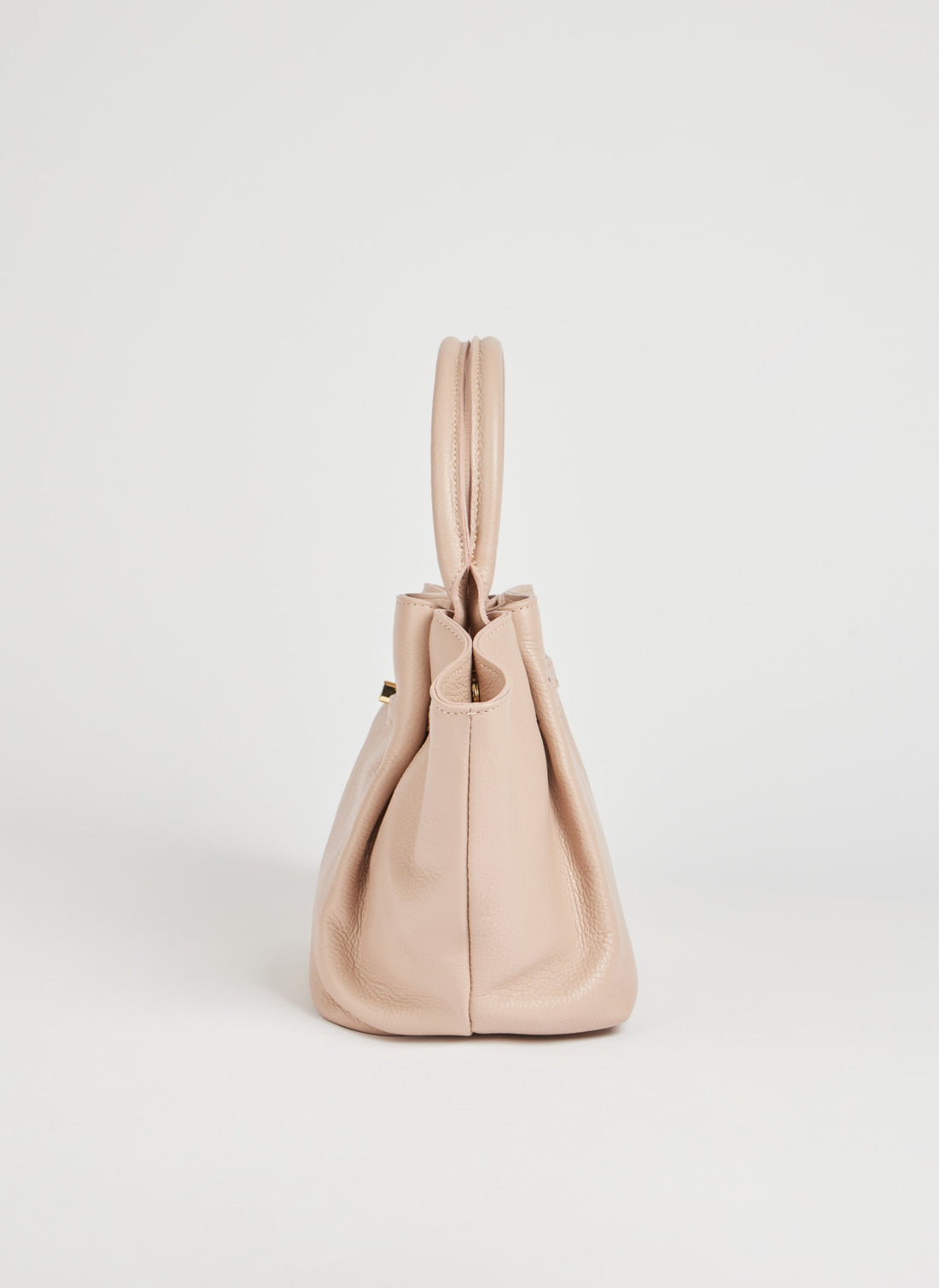 Charlène Bag in Togo Leather Cipria