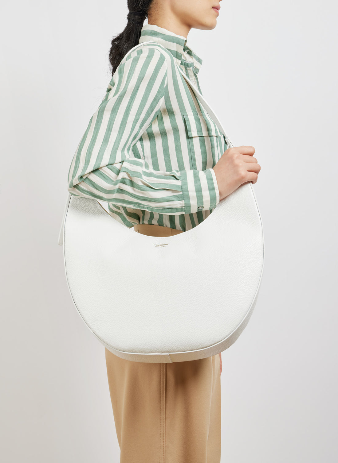 Lèa Bag in Dollar Leather White