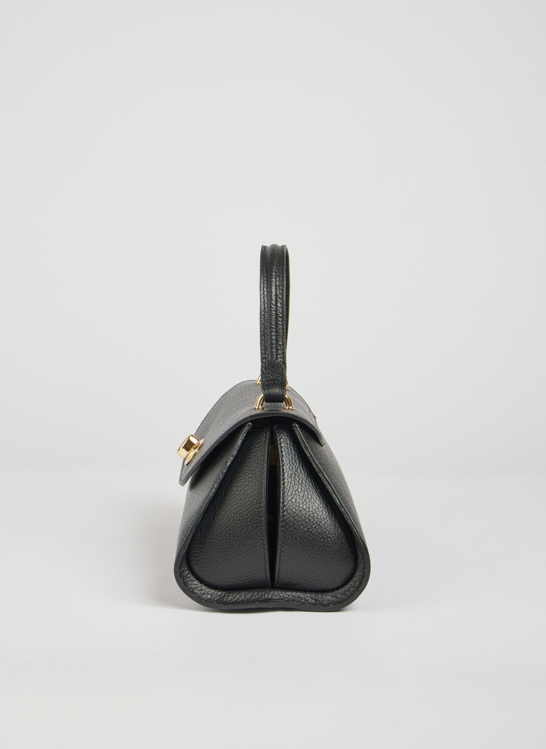 Florence Bag in Togo Leather Black